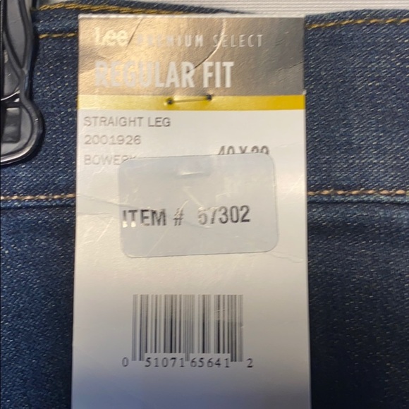 Mens Lee Jeans Regular Fit Straight Leg - Picture 4 of 9
